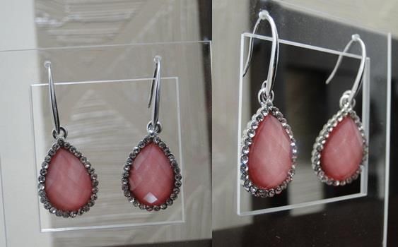 Gotas de Strass Rosa