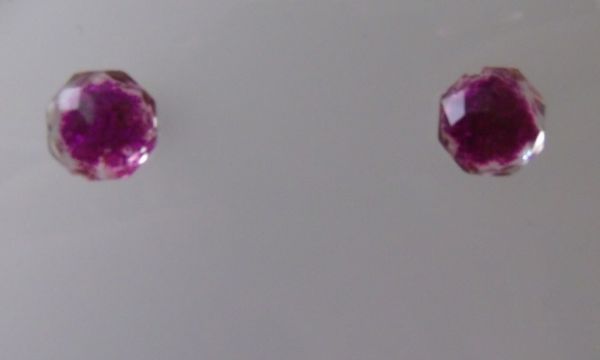 Brinco Acrílico Roxo