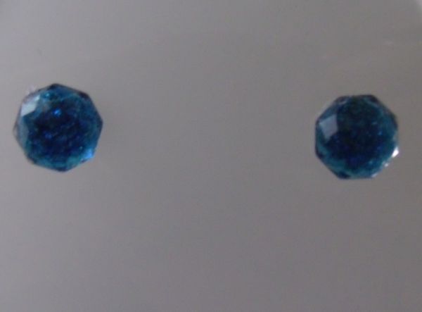 Brinco Acrílico Azul