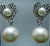Pérolas com Strass Coração