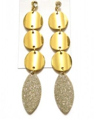 Gotas Douradas com Brilho